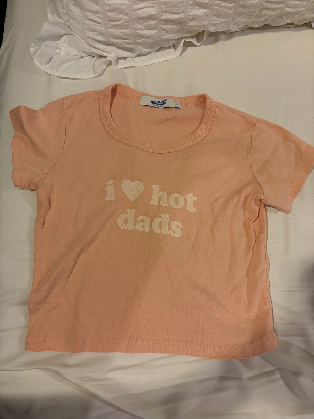 Peach Graphic Tee - I ♥ Hot Dads